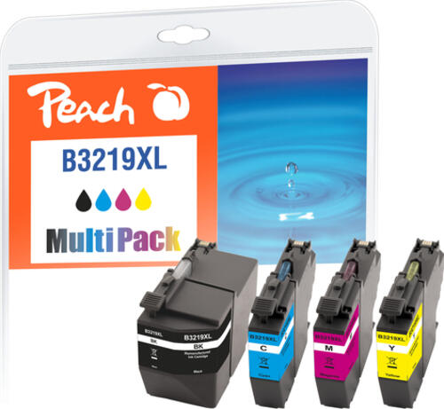Peach PI500-231 Druckerpatrone 4 Stück(e) Original Hohe (XL-) Ausbeute Schwarz, Cyan, Magenta, Gelb