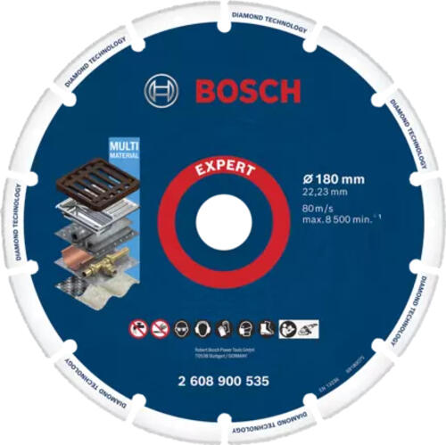 Bosch 2 608 900 535 Rotierendes Schleifwerkzeug Zubehör Eisenguss, Metall, Kunststoff Schneidscheibe