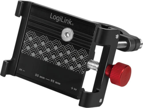LogiLink AA0146 Halterung Passive Halterung Handy/Smartphone Schwarz, Rot