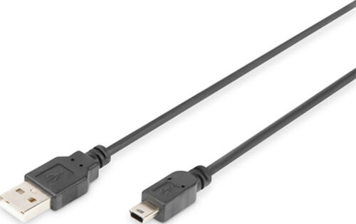 Digitus USB 2.0-Anschlusskabel, Typ A auf Mini B