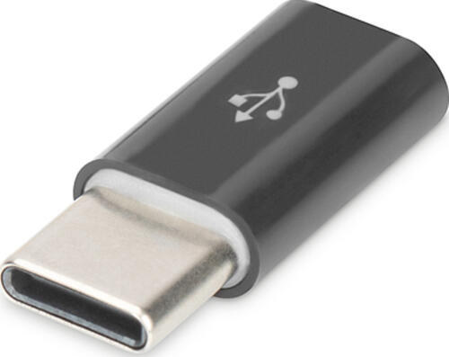 Digitus USB Type-C Adapter, Type-C auf micro B