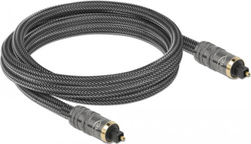 DeLOCK 86984 Audio-Kabel 2 m TOSLINK Anthrazit