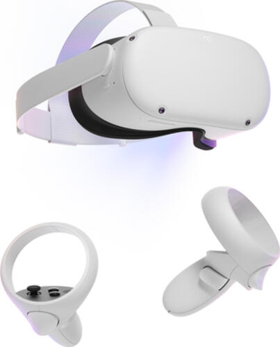 Oculus Quest 2 Dediziertes obenmontiertes Display Weiß