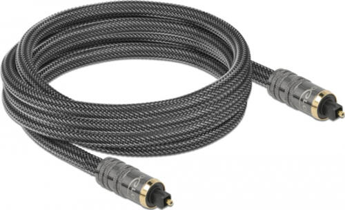 DeLOCK 86985 Audio-Kabel 3 m TOSLINK Anthrazit