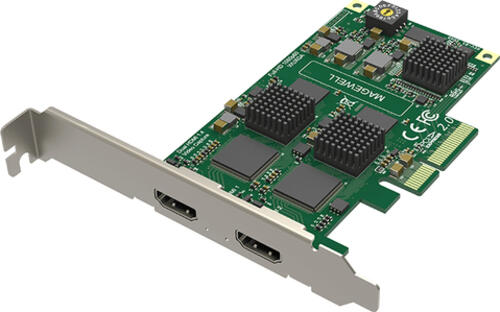 Magewell Pro Capture Dual HDMI Video-Aufnahme-Gerät Eingebaut PCIe