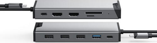ALOGIC DV3 Kabelgebunden USB 3.2 Gen 1 (3.1 Gen 1) Type-C Silber
