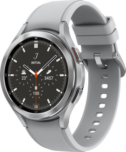 Samsung Galaxy Watch4 Classic 3,56 cm (1.4) OLED 46 mm Digital 450 x 450 Pixel Touchscreen Silber WLAN GPS