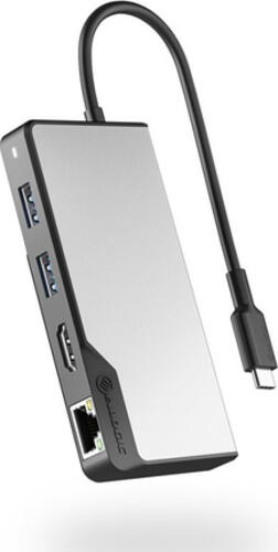 ALOGIC UCFUPRGEV2-SGR laptop-dockingstation & portreplikator USB 3.2 Gen 1 (3.1 Gen 1) Type-C Schwarz, Grau