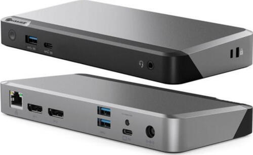 ALOGIC DUPRMX2-100 laptop-dockingstation & portreplikator Kabelgebunden USB 3.2 Gen 1 (3.1 Gen 1) Type-C Grau, Schwarz