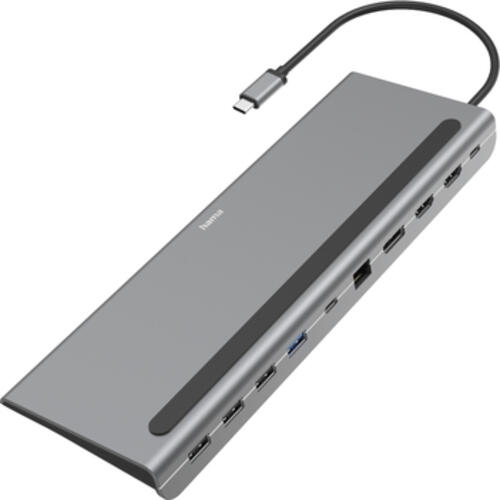 Hama 00200100 laptop-dockingstation & portreplikator USB 3.2 Gen 1 (3.1 Gen 1) Type-C Anthrazit