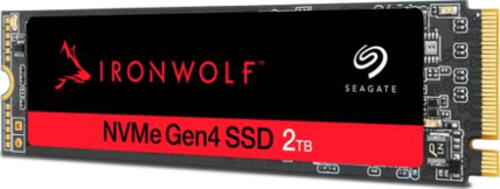 2.0 TB SSD Seagate IronWolf 525 - 0.7DWPD NAS+Rescue, M.2/M-Key (PCIe 4.0 x4), lesen: 5000MB/s, schreiben: 4400MB/s, TBW: 2.8PB (entspricht TBW von 1400TB pro TB Kapazität)