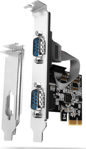 Axagon PCEA-S2N Schnittstellenkarte/Adapter Eingebaut RS-232