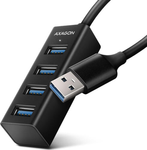 AXAGON Mini USB-Hub, 4x USB-A 3.0, USB-A 3.0 [Stecker]