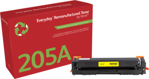 Everyday Wiederaufbereitetes (TM) Gelb Tonermodul von Xerox für 205A (CF532A), Standard-Ergiebigkeit
