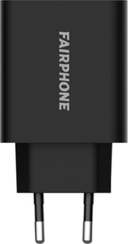 Fairphone ACCHAR-202-EU1 Ladegerät für Mobilgeräte Universal Schwarz AC Schnellladung Drinnen