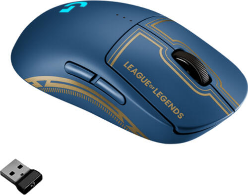 Logitech G PRO Wireless Mouse League of Legends Edition Maus Beidhändig RF Wireless Optisch 25600 DPI