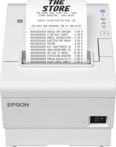 Epson TM-T88VII, Fixed Interface, USB, Ethernet, ePOS, wei?