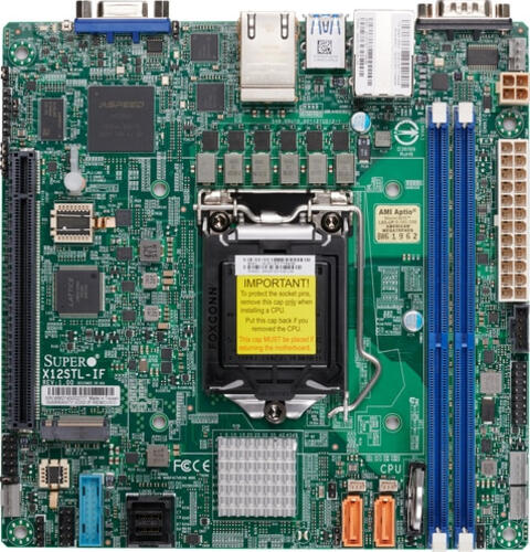 Supermicro MBD-X12STL-IF LGA 1200 (Socket H5) mini ITX