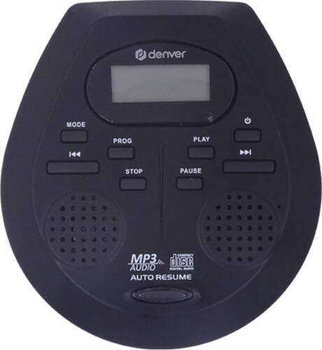 Denver DMP-395B Tragbarer CD-Player Schwarz