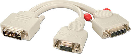 Lindy 41048 Videokabel-Adapter 0,2 m VGA (D-Sub) Weiß