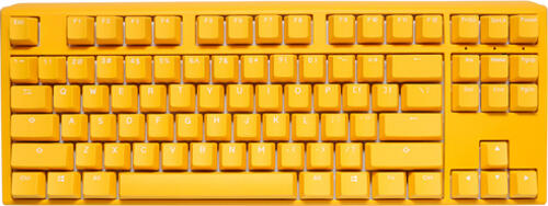 Ducky One 3 Yellow TKL Tastatur Gaming USB Deutsch Gelb