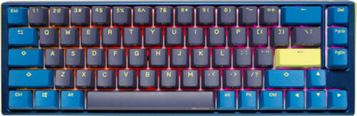 Ducky One 3 SF DayBreak Tastatur Gaming USB Deutsch Schwarz, Blau