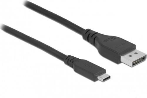 DeLOCK 86037 Videokabel-Adapter 0,5 m USB Typ-C DisplayPort Schwarz