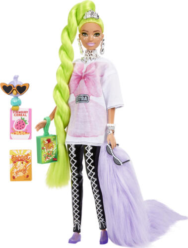 Barbie Neongroen Haar