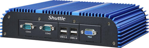 Shuttle Box-PC Industrial System BPCWL02-i3XA Intel Core i3 i3-8145UE 4 GB DDR4-SDRAM 120 GB SSD Mini-PC Schwarz, Blau