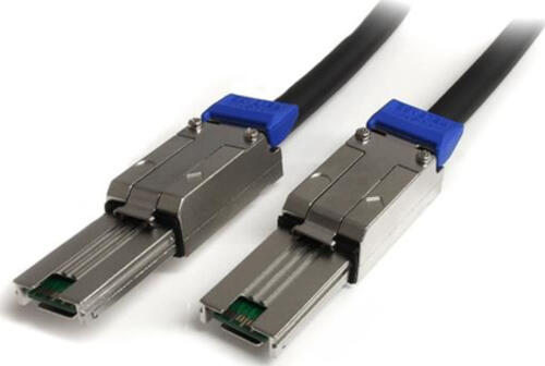 StarTech.com Externes Mini SAS Kabel SFF-8088 auf SFF 8088 2m - Serial Attached SCSI Stecker/Stecker