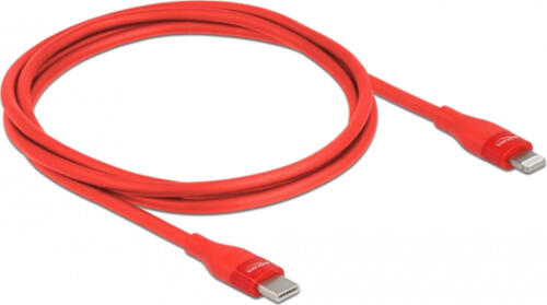 DeLOCK 86634 Handykabel Rot 1 m USB C Lightning