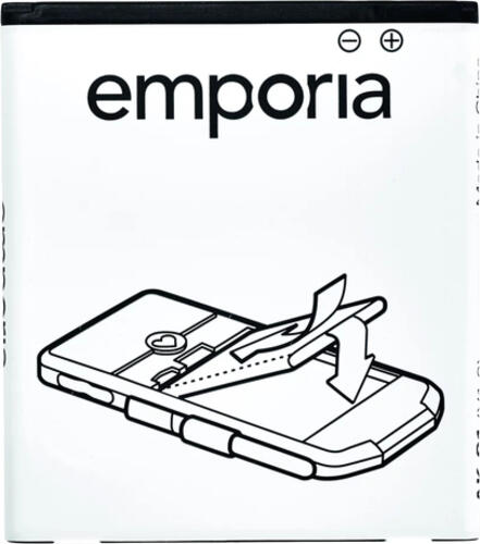 Emporia AK-V50-4G-BC Handy-Ersatzteil Akku Schwarz, Weiß