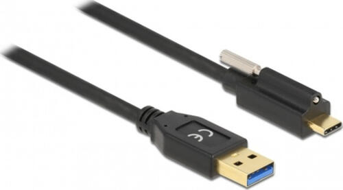 DeLOCK 84028 USB Kabel 1,5 m USB 3.2 Gen 2 (3.1 Gen 2) USB A USB C Schwarz
