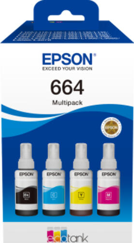 Epson C13T66464A Druckerpatrone 4 Stück(e) Kompatibel Schwarz, Cyan, Magenta, Gelb