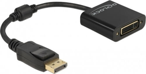 DeLOCK 61023 Videokabel-Adapter 0,15 m DisplayPort DVI Schwarz