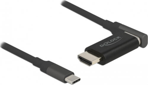 DeLOCK 66685 Videokabel-Adapter 1,2 m HDMI Typ A (Standard) USB Typ-C Schwarz