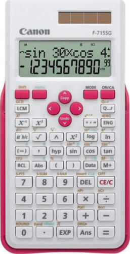 Canon F-715SG Taschenrechner Tasche Wissenschaftlicher Taschenrechner Pink, Weiß