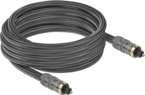 DeLOCK 86986 Audio-Kabel 5 m TOSLINK Anthrazit