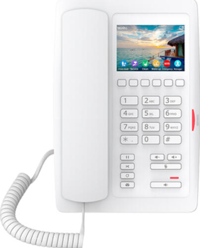 Fanvil H5W weiß, VoIP-Telefon (schnurgebunden), Anruferanzeige, Freisprecheinrichtung, Wideband, SIP, Displaytasten (6), optische Anrufsignalisierung
