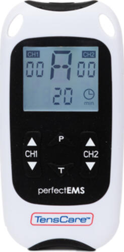 TensCare Perfect EMS Elektrischer Muskelstimulator Aufkleberplatte Schwarz, Weiß