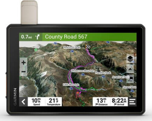 Garmin Tread Overland - Edition Navigationssystem Tragbar / Fixiert 20,3 cm (8) TFT Touchscreen 246 g Schwarz