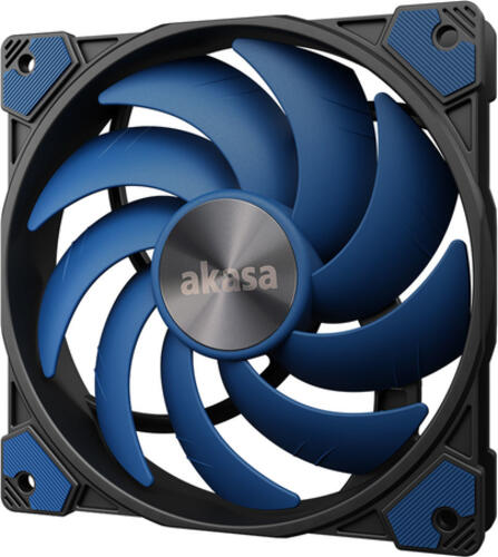 Akasa ALUCIA SC Computergehäuse, Prozessor Ventilator 12 cm Schwarz, Blau 1 Stück(e)