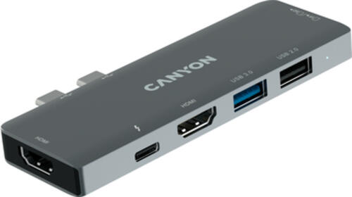 Canyon DS-5 USB 2.0 Type-C Grau