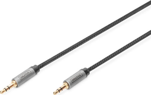 Digitus Audio Anschlusskabel, 3,5 mm Klinke auf 3,5 mm Klinke