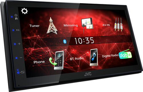 JVC KW-M27DBT Auto Media-Receiver Schwarz 180 W Bluetooth