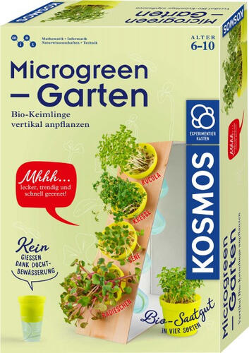 Kosmos Microgreen-Garten Bio-Keimlinge vertikal anpflanzen