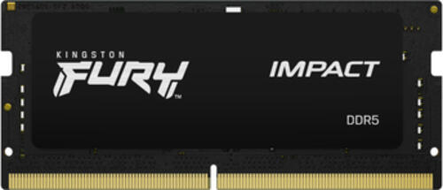 DDR5RAM 2x 8GB  DDR5-4800 Kingston FURY Impact SO-DIMM     on-die ECC,  CL38-38-38  Kit