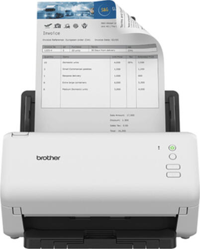 Brother ADS-4100 Scanner ADF-Scanner 600 x 600 DPI A4 Schwarz, Weiß