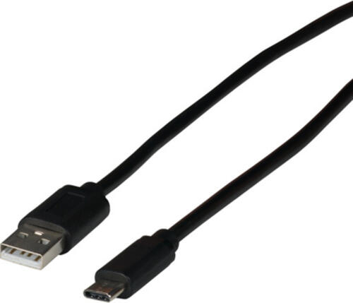 EFB Elektronik EBUSBC-USB20AK.2 USB Kabel 2 m USB 2.0 USB C USB A Schwarz