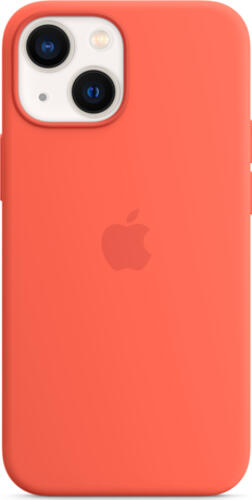 Apple iPhone 13 mini Silikon Case mit MagSafe - Nektarine